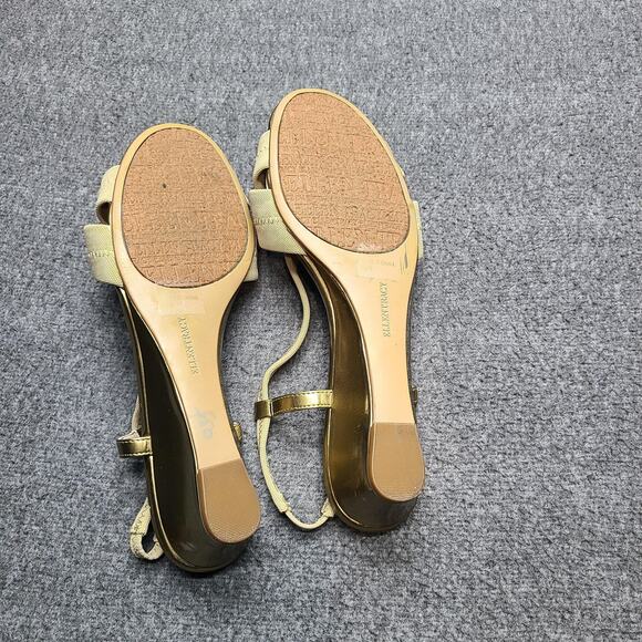 Ellen Tracy Shoes Womens Size 10M Wedge Sandals ET-JETT Strappy Slingback - Picture 7 of 9